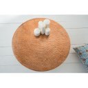 OPTIK-II modern fém dohányzóasztal - réz - 60cm