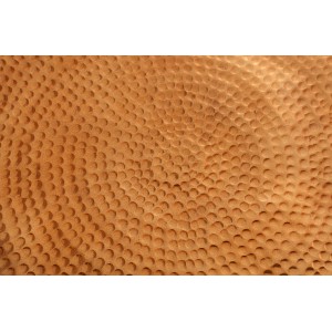 OPTIK modern fém dohányzóasztal - réz - 80cm