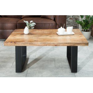 IRON CRAFT mangófa dohányzóasztal - 100cm INVICTA