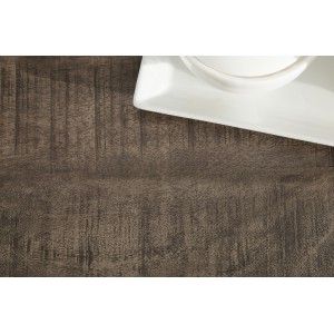 IRON CRAFT mangófa dohányzóasztal - szürke - 100cm
