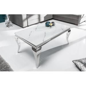 MODERN BAROCK design dohányzóasztal - márvány - 100cm