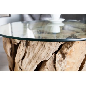 NATURE LOUNGE uszadékfa dohányzóasztal - 50cm