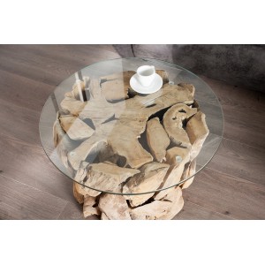 NATURE LOUNGE uszadékfa dohányzóasztal - 50cm INVICTA