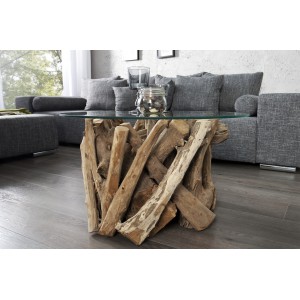 NATURE LOUNGE uszadékfa dohányzóasztal - 50cm