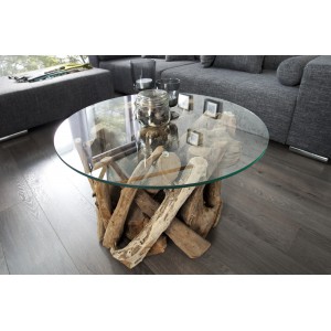 NATURE LOUNGE uszadékfa dohányzóasztal - 50cm