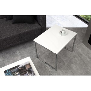 NOBILE design dohányzóasztal szett - fehér