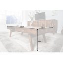 MALMÖ tömör rózsafa dohányzóasztal - 100cm