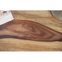 MALMÖ tömör rózsafa dohányzóasztal - 100cm