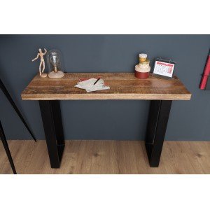 IRON CRAFT mangófa konzolasztal - 115cm INVICTA