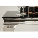 MODERN BAROCK design konzolasztal - fekete - 140cm