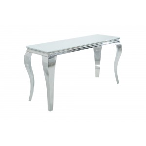 MODERN BAROCK design konzolasztal - ezüst - 140cm