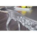 VENICE design barokk konzolasztal 110 cm - ezüst