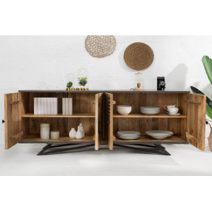 TROPICAL tömör mangófa komód - 160cm