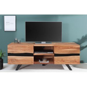 RIVER tömör akác TV-szekrény - 160cm INVICTA