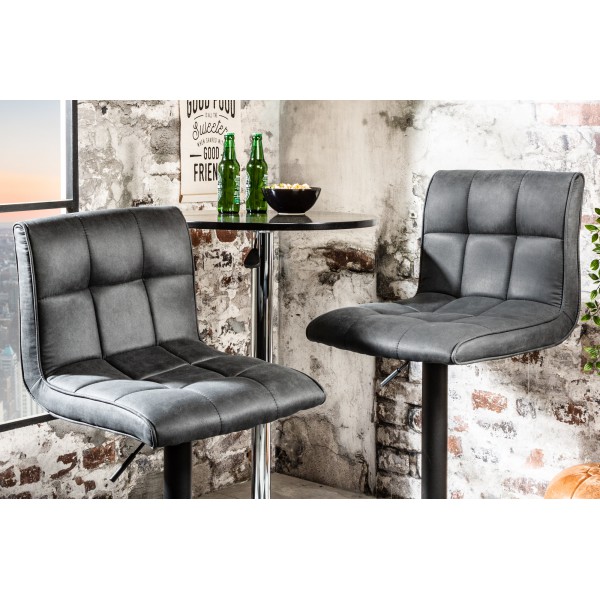 MILANO modern bárszék - vintage szürke