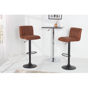 PORTLAND design bárszék - antik barna INVICTA