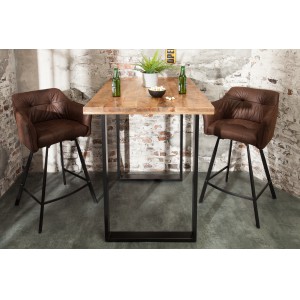 LOFT design bárszék - antik barna