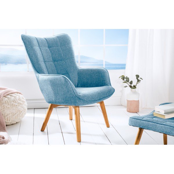 SCANDINAVIA design fotel - kék