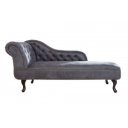 CHESTERFIELD design szófa - antik szürke