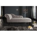 CHESTERFIELD design bársony szófa - szürke