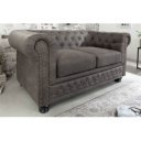 CHESTERFIELD design két személyes kanapé - vintage taupe