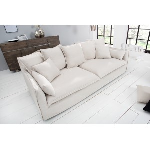 HEAVEN modern 3 személyes kanapé - beige INVICTA