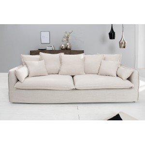 HEAVEN modern 3 személyes kanapé - beige INVICTA