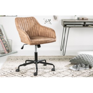 TURIN design forgószék - antik barna INVICTA