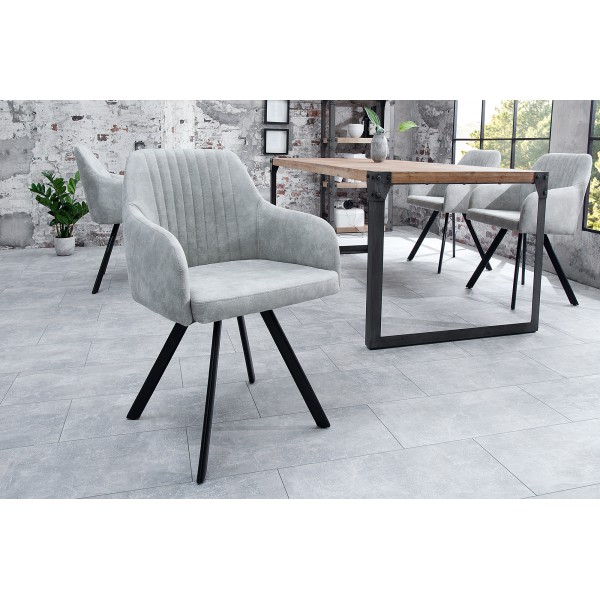 LUCCA design szék - világosszürke