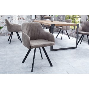 LUCCA design szék - szürke INVICTA