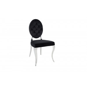 MODERN BAROCK  design szék - fekete INVICTA