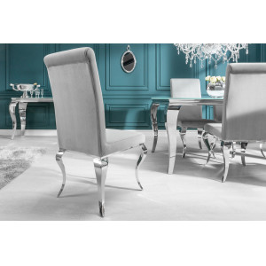MODERN BAROCK luxus szék - ezüst INVICTA