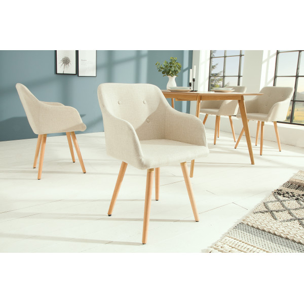 BERGEN modern szék - beige BERGEN modern szék - beige
