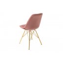 SCANDINAVIA design bársony szék - mályva