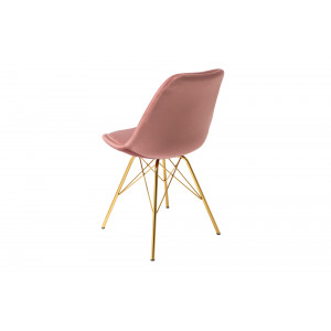 SCANDINAVIA design bársony szék - mályva