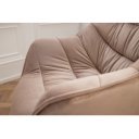 DUTCH COMFORT design bársony szék - greige