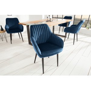 TURIN design szék - kék INVICTA