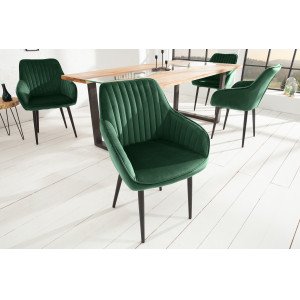 TURIN design szék - smaragd INVICTA