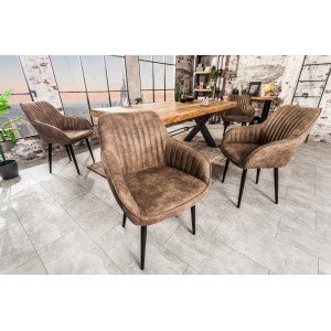 TURIN design szék - taupe INVICTA