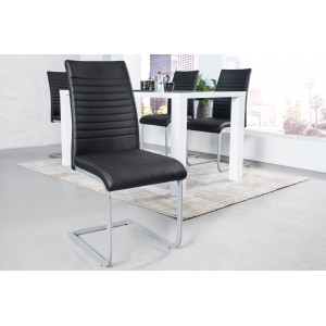 APPARTMENT design szék - fekete INVICTA