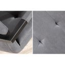 OXFORD design karfás szék - szürke