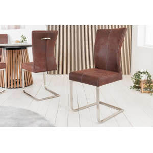 SAMSON design szék- antik kávé INVICTA