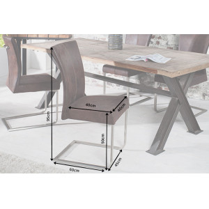 SAMSON design szék- antik kávé