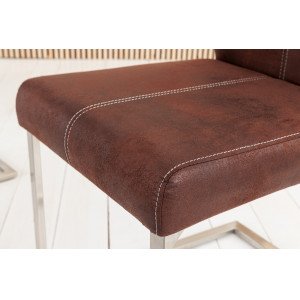SAMSON design szék- antik kávé INVICTA