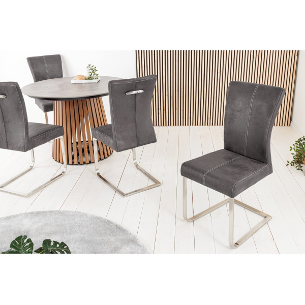 SAMSON design szék- antik szürke