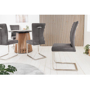 SAMSON design szék- antik szürke INVICTA