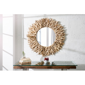 RIVERSIDE design teakfa tükör - 80cm INVICTA