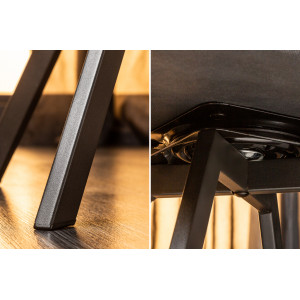 LOUNGER design szék - szürke/antracit