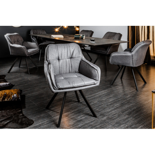 LOUNGER design szék - szürke