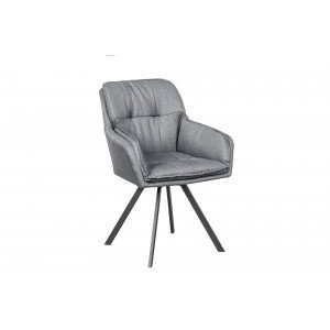 LOUNGER design szék - szürke INVICTA